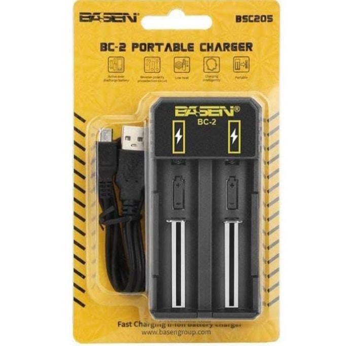 Sale Charger Battery Basen Bc-2 Bc2 Bc 2 Baterai Batre 18650 Authentic
