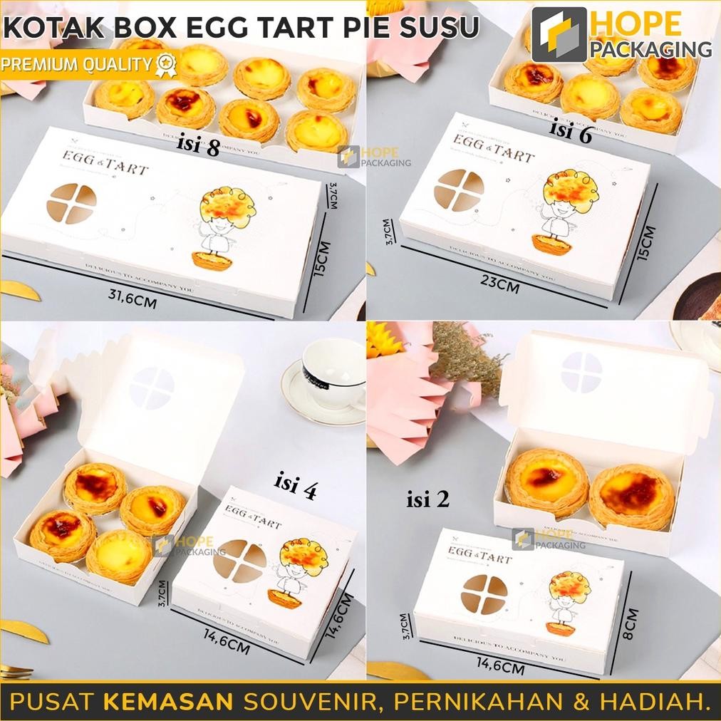 

BISA COD [ isi 5 pcs ] Kotak box Egg Tart Pie susu / Gift Box Cookies / kotak kue hampers / box hadiah a-123