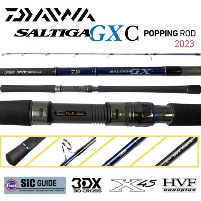 Daiwa Saltiga GX C 2023 Popping Casting Rod Joran Pancing din