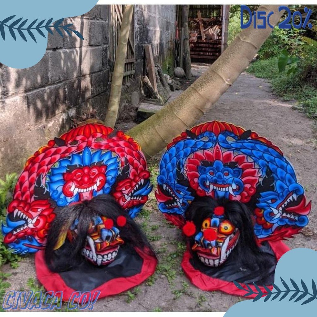 Mainan Tradisional Barongan Telon|Barongan Devil|Barongan Anak|Barongan Dewasa|Barongan Kayu|Baronga