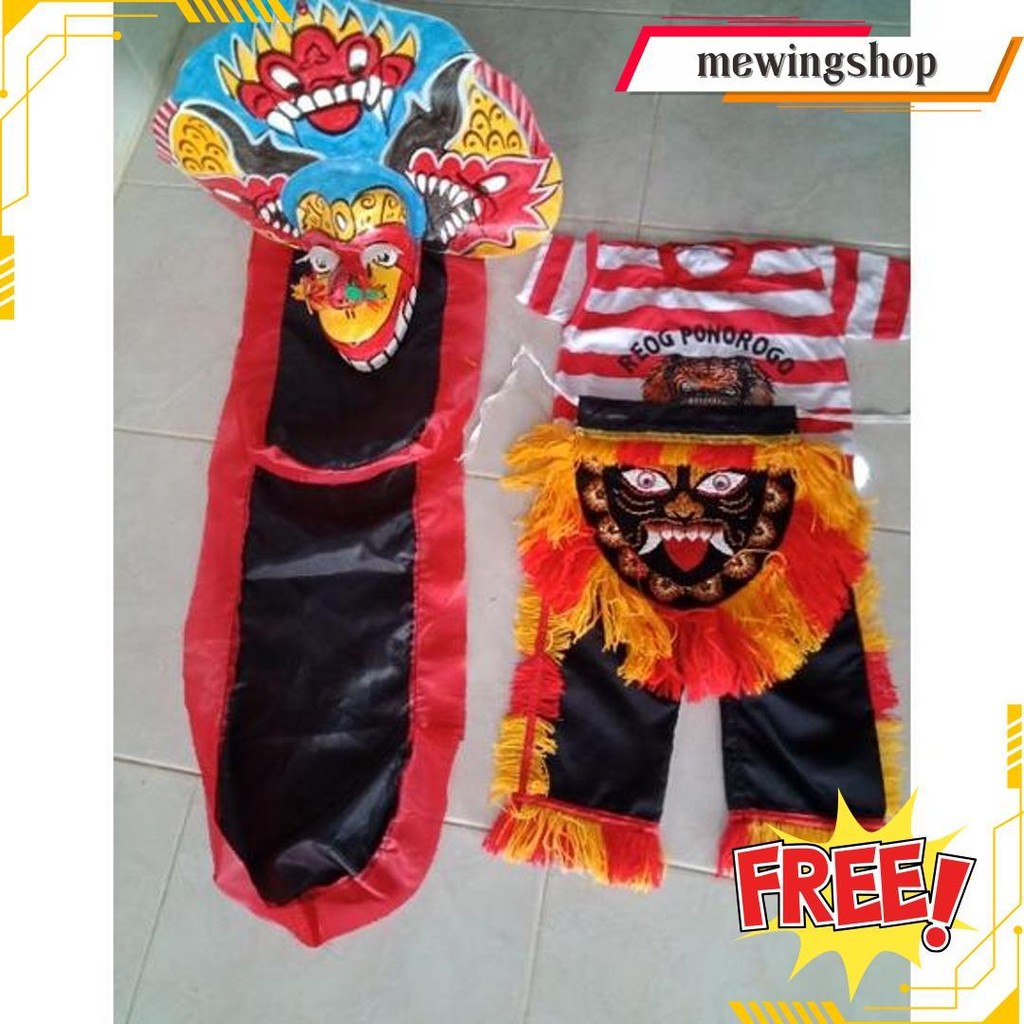 Pake Barongan Anak Dan Baju . Baju Barongan Anak Murah. Barongan Anak. Barongan Murah. Baju Reog. Ba