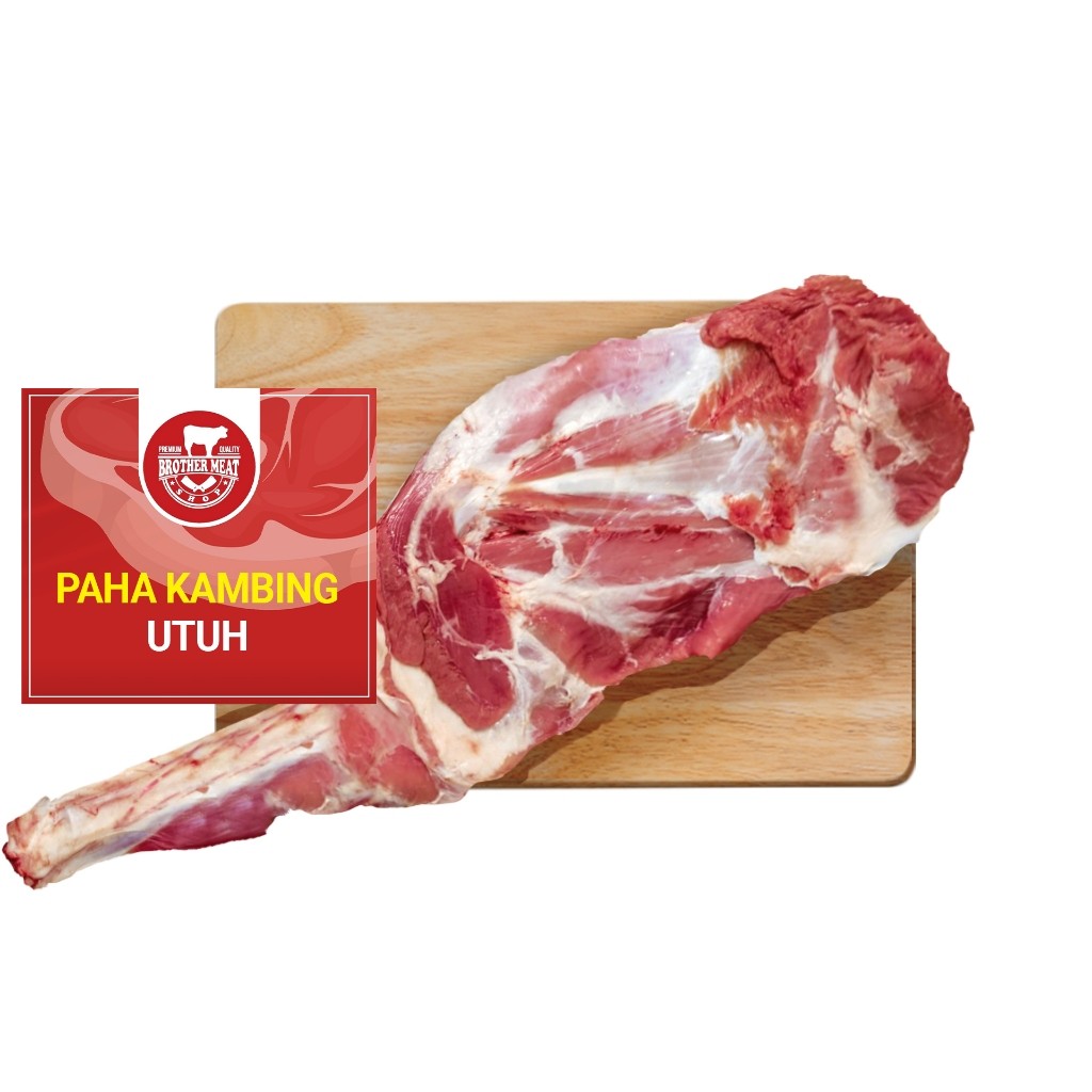 

Paha Kambing Utuh Depan / Belakang - Brothermeatshop