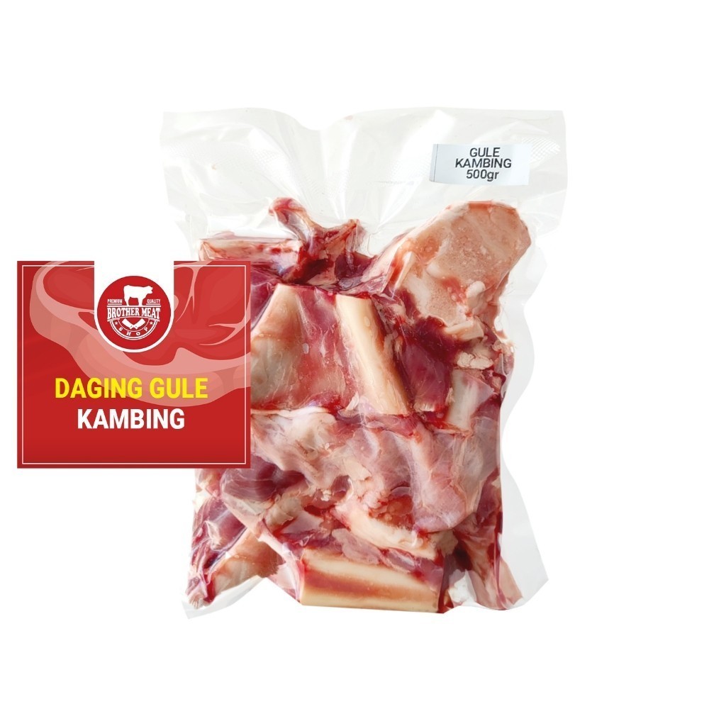 

Daging Gule Kambing 500gr (Daging & Tulang) - Brothermeatshop