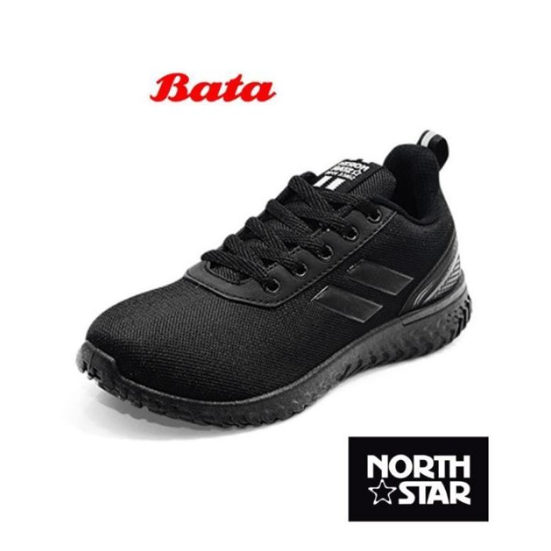SDR- North Star Sepatu Sneakers Full Black 581_6627 TERLARIS