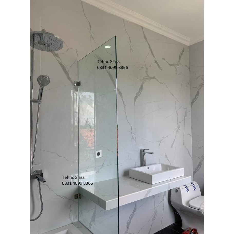 Partisi Kamar Mandi / Sekat Shower / Kaca Kamar Mandi