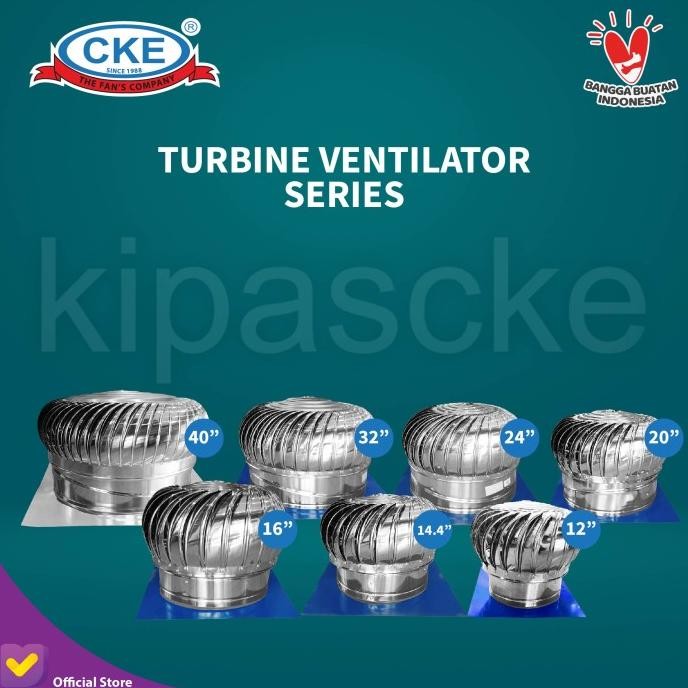 TURBIN VENTILATOR 14 INCH TURBINE ROOF VENTILASI ATAP RUMAH PABRIK 14"