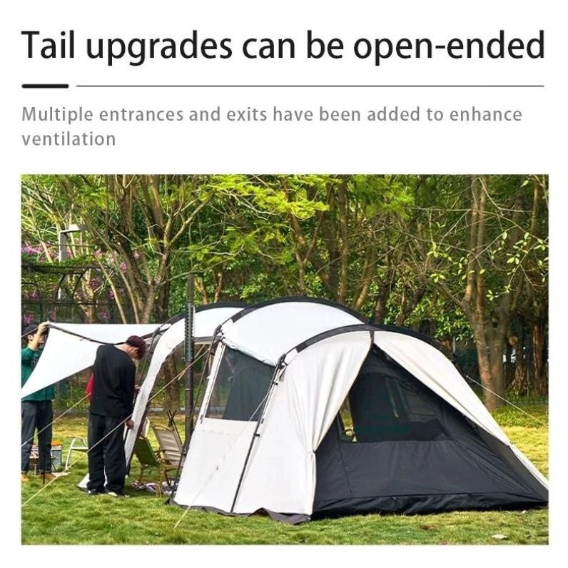 BNH OUTDOOR Planet (GARANSI 1 TAHUN)Tenda Camping LANDWOLF ECLIPTA Kapasitas 4-8 Orang Tunnel 4P Dou