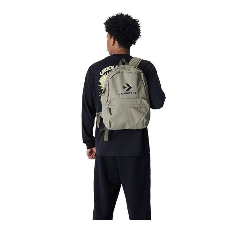 CR - Converse Unisex Speed 3 Large Logo Backpack - Converse Black TERLARIS