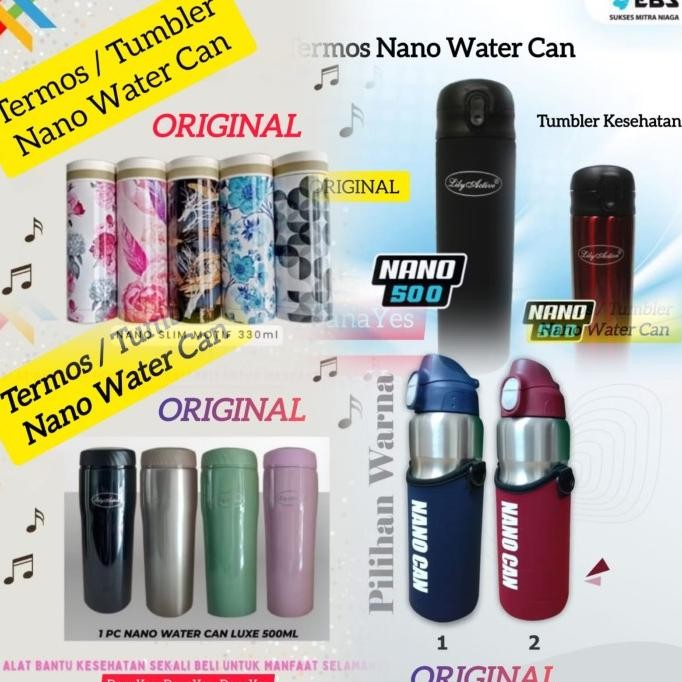 Termos Nano Water Can Slim SMN Dijamin100% Original.HatiHati Brg Palsu
