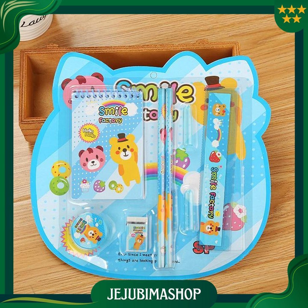 

Set Lengkap Alat Tulis Lucu Souvenir Ulang Tahun / Alat Tulis Set Pensil Buku Memo Rautan Penghapus Penggaris Set Karakter / Set Lengkap Alat Tulis 8 In 1 Cod