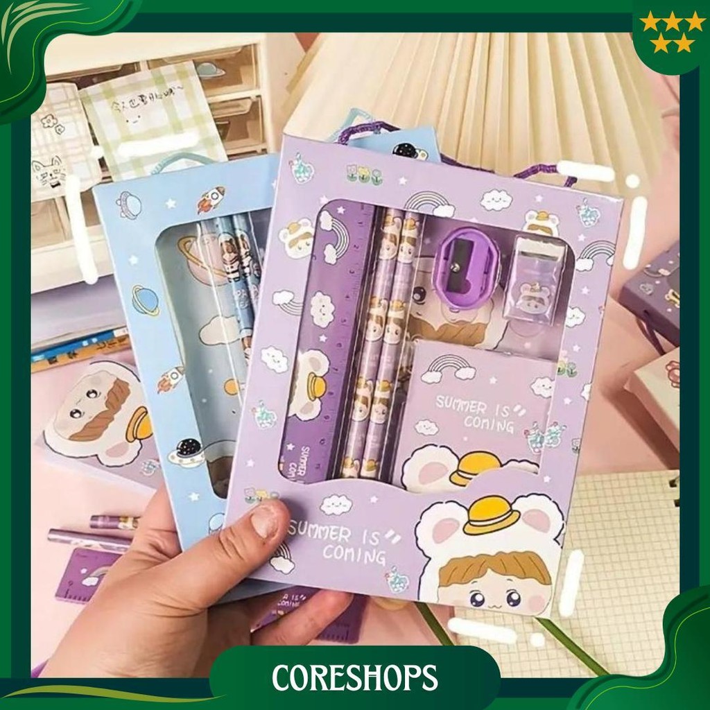 

Mk620 Set Stationary Paket Alat Tulis Anak Sekolah Cocok Untuk Souvenir Atau Kado Ultah Cod