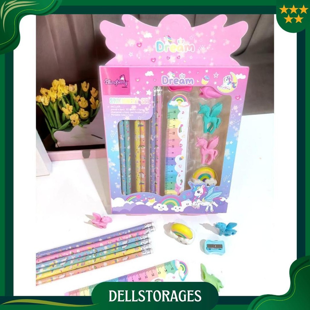 

Stationery Set Unicorn Astronot 12In1 Stationery Anak Set Alat Tulis Anak Karakter Paket Lengkap 12In1 Kado Ultah Anak Pensil Unicorn Alat Tulis Atk Anak Promo
