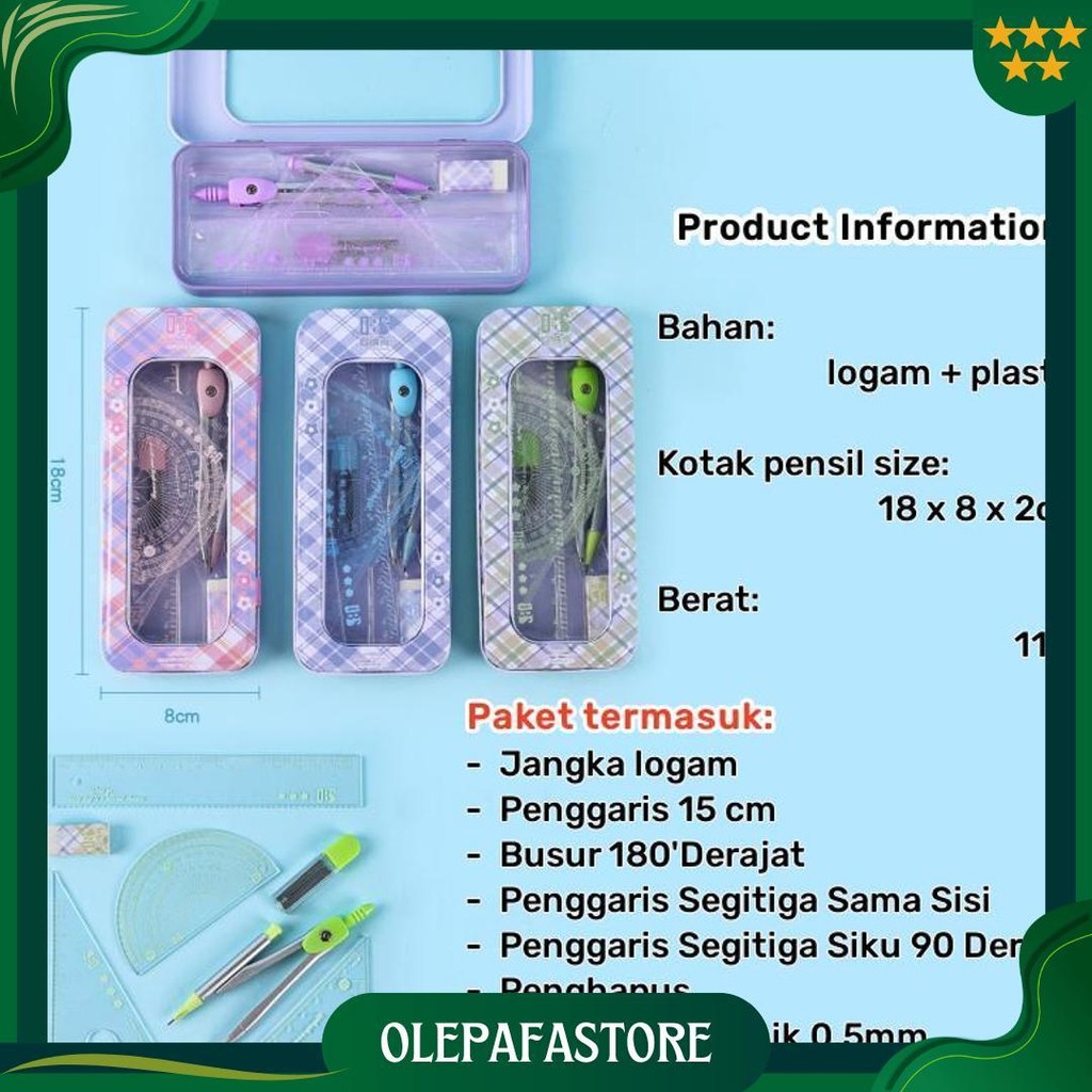 

Kompas Set 8In1 Matematika Set Penggaris Set Jangka Set Compass Set Math Set Pensil Murah Bonus Penggaris Dan Penghapus Alat Tulis Kotak Pensil Logam Sekolah Kantor Pelajar Ori