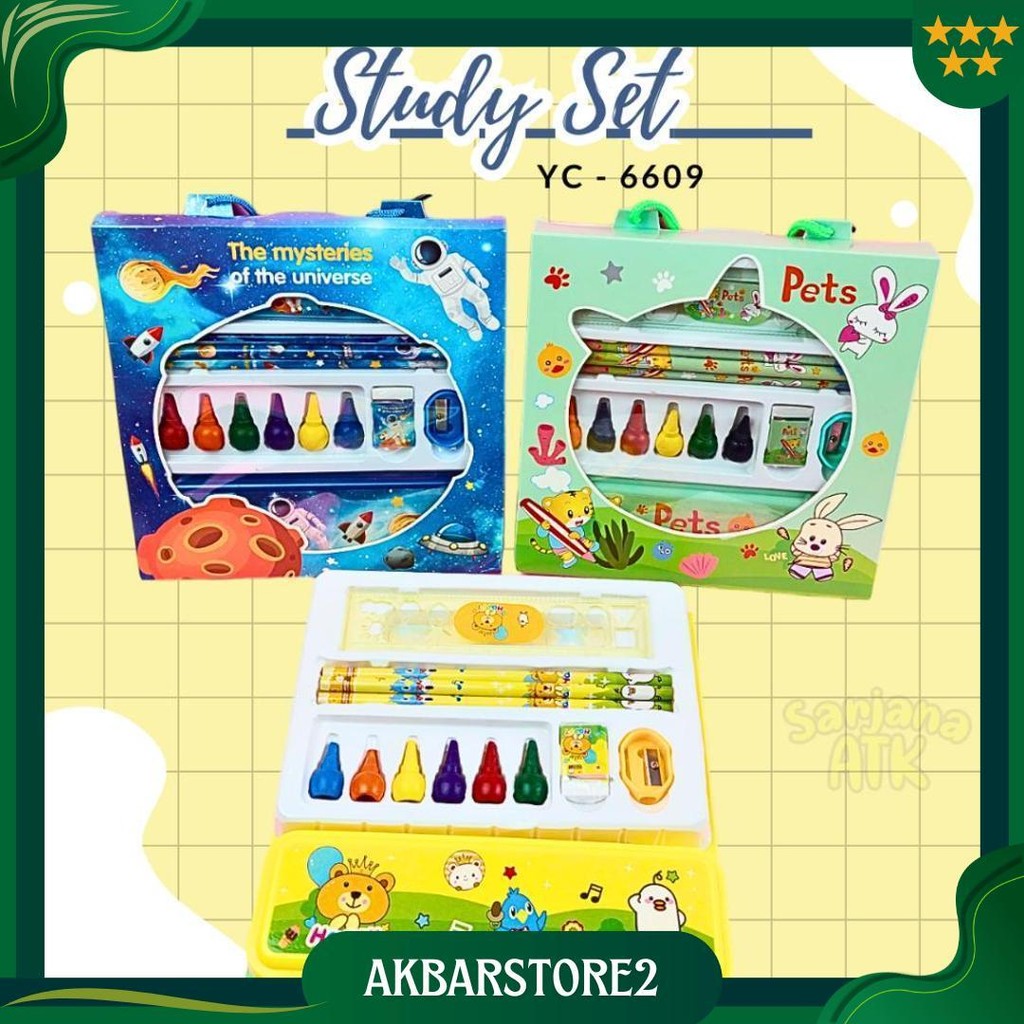 

Alat Tulis Set / Study Set / Paket Alat Tulis / Stationery Set 9009 537 Cd-2015 Ori