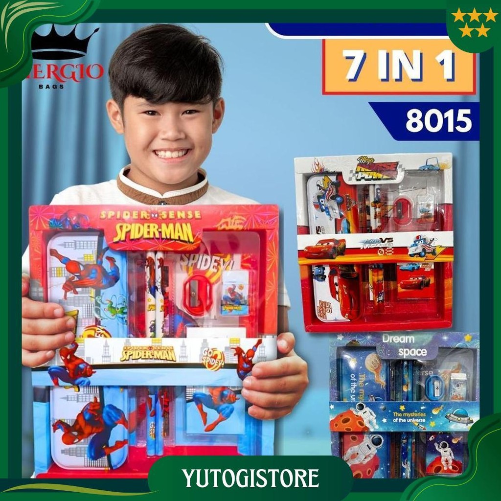 

Student Set Alat Tulis Sekolah Karakter Cowok Astro Cars 7 In 1 Gio 8015 Best Seller