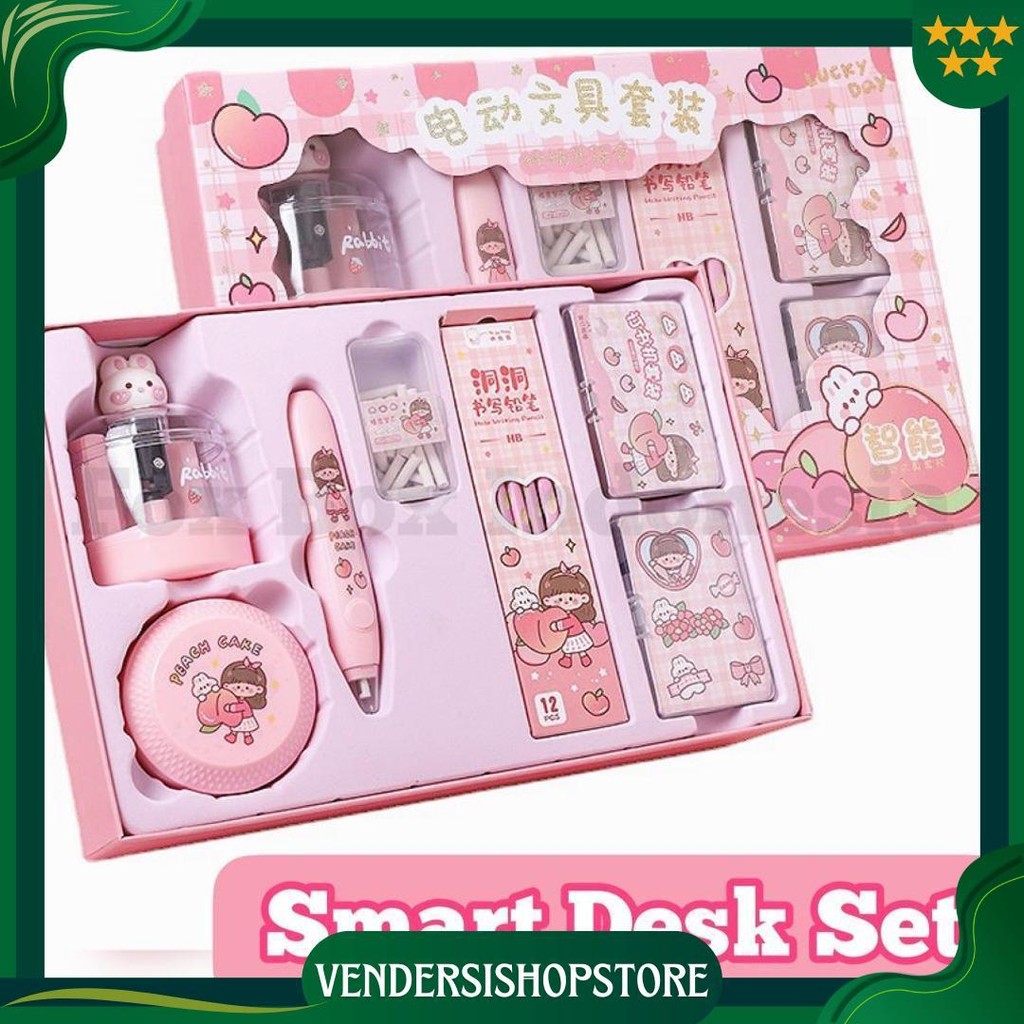 

[Promo Terbaru] Jurnal Dan Set Alat Tulis Elektrik - Journal Stationary Set - Set Elektrik Stationery Otomatis - Serutan Pensil Penghapus Washi Tape Lucu - Fox Box Indonesia Promo Puncak