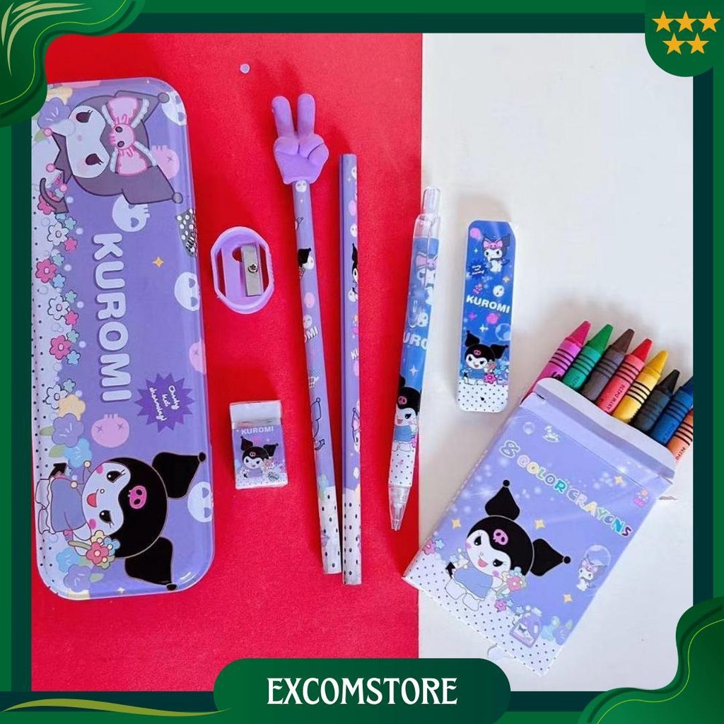 

Paket Alat Tulis Set 9 In 1 Alat Tulis Set Lucu Karakter Stationery Anak Alat Perkakas Belajar Set Alat Tulis Kuromi Hadiah Alat Tulis Siswa Sanrio Murah Cod
