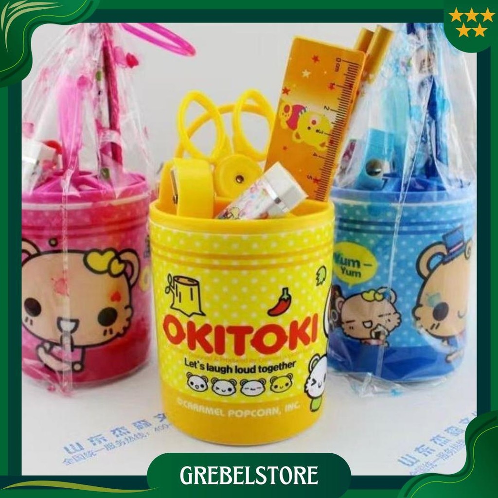 

1 Set Alat Tulis Unik Perlengkapan Sekolah Anak Ori