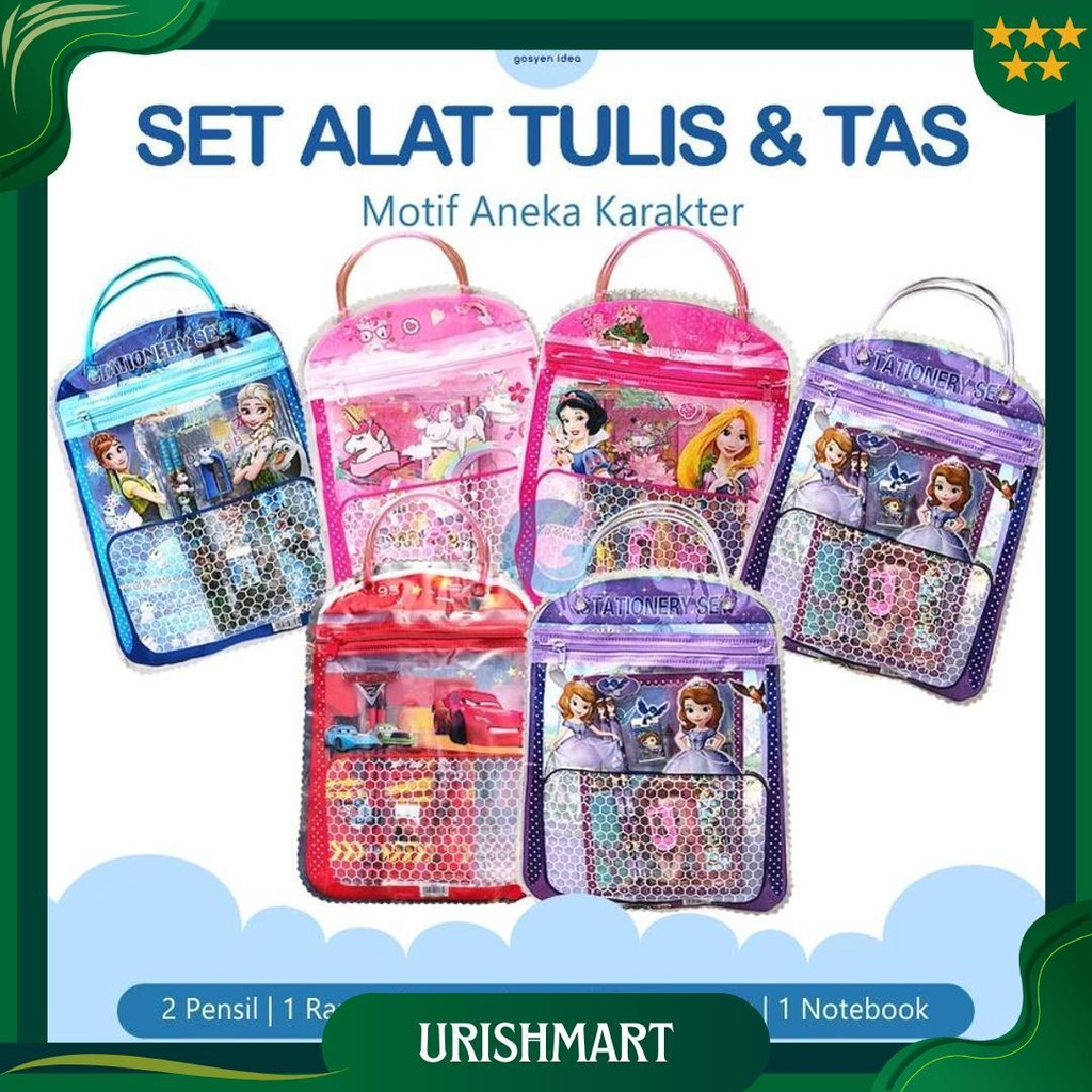 

Set Alat Tulis Anak Karakter Model Tas Cod