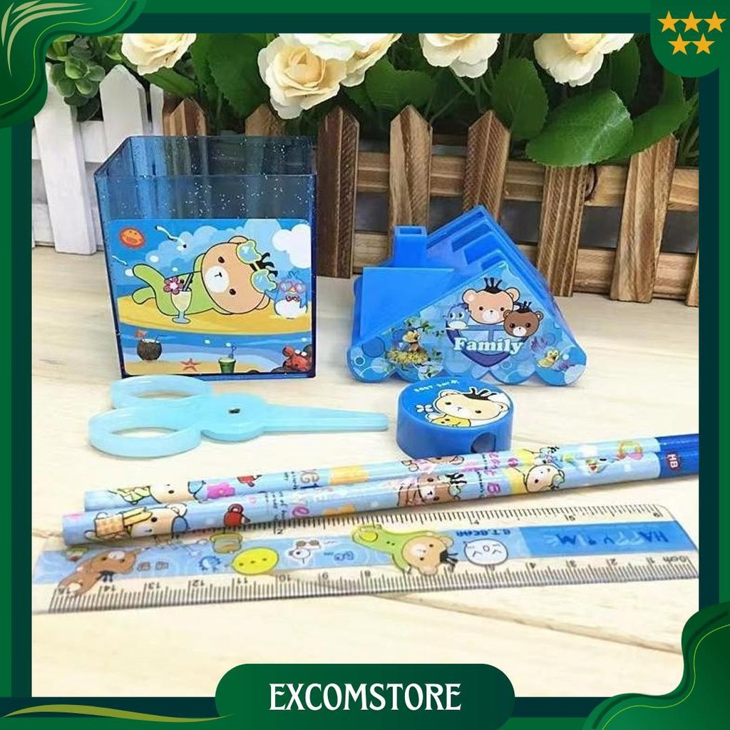 

Qg Alat Tulis Paket 8030 Set Atk Anak Souvenir Kado Cod