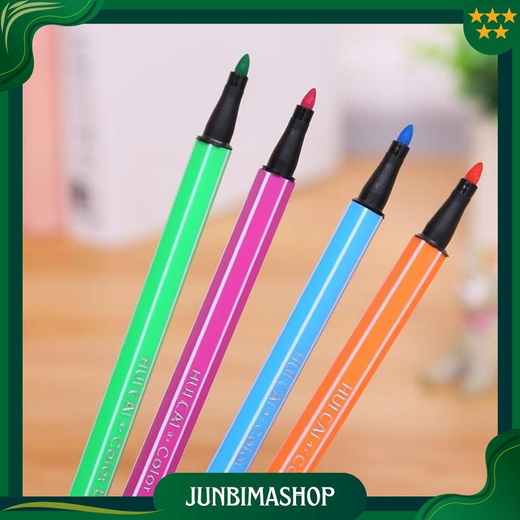 

Aimilo Spidol Warna Warni 1 Set Hexagonal Watercolor Marker Pen 12/24 Warna Sale