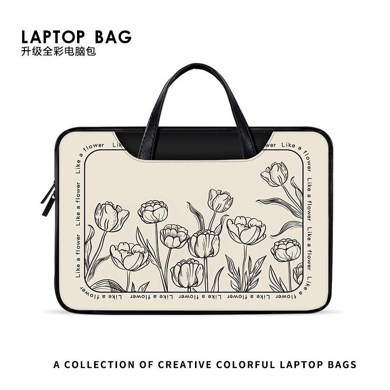Simple Flower Laptop Bag/Apple/Huawei/Lenovo