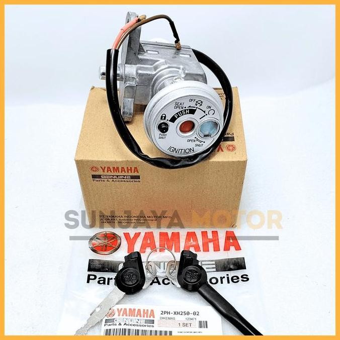 Kunci Kontak Set 2Ph Keyset Original Yamaha Mio M3 Mio Z Mio S Gear 125 Kunci Motor 1 Set Key Set Ko