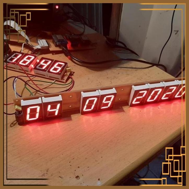 [SPL] PCB SMD 74HC595 74HC 595 SEVEN SEGMENT 1 INCH 8 DIGIT C ANODA