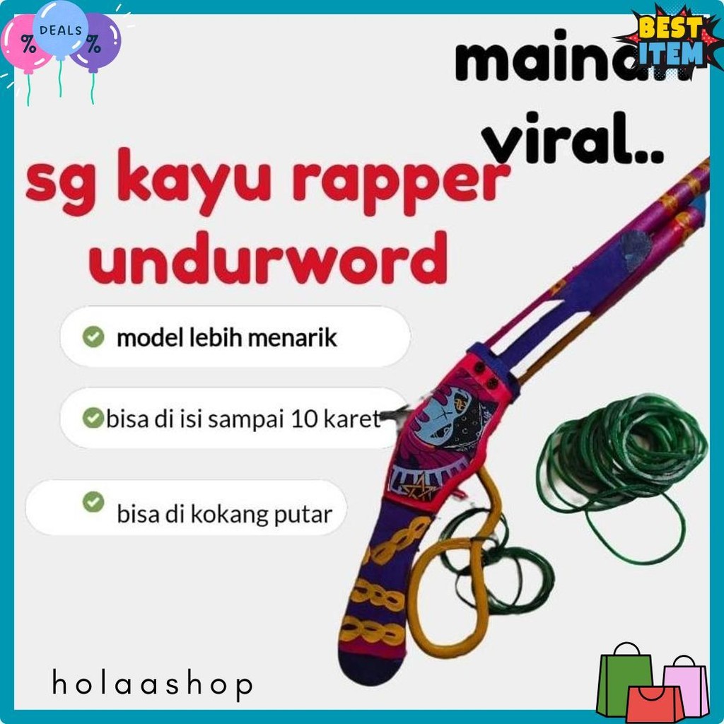 Mainan Kayu Sg Rapper Diskon