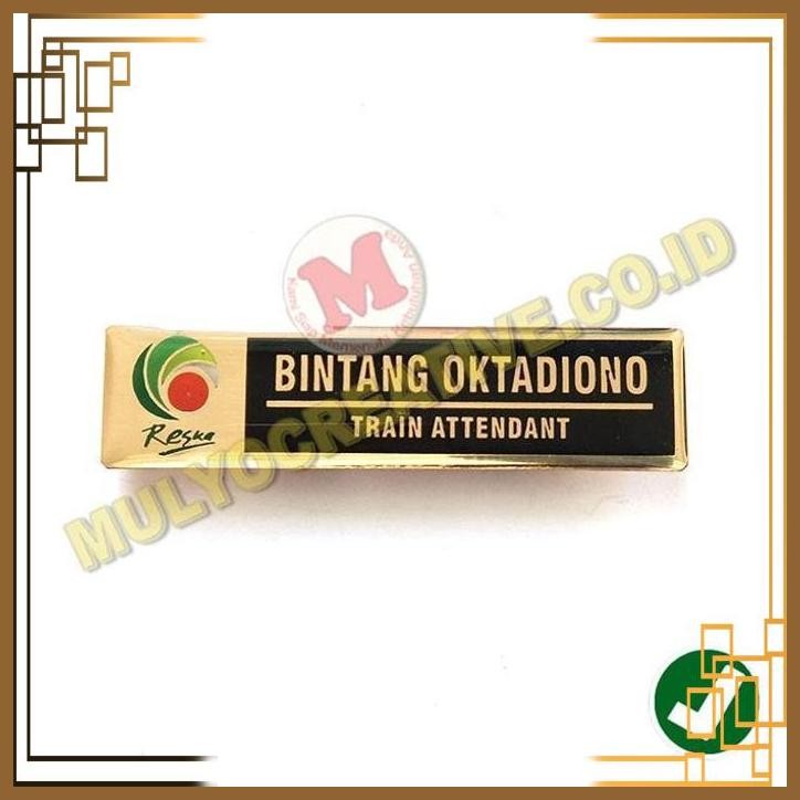 

[MCV] NAME TAG - PAPAN NAMA DADA NAME TAG BAHAN LOGAM FIBER