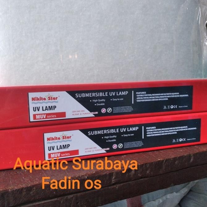 Lampu UV Celup Kolam Aquarium Nikita UV 24/36 Watt UV Kolam Koi
