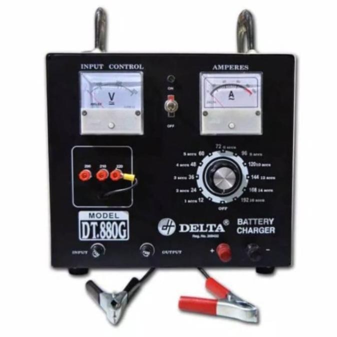 BEBAS ONGKIR - Battery Charger Cas Aki Delta DT880G 80A