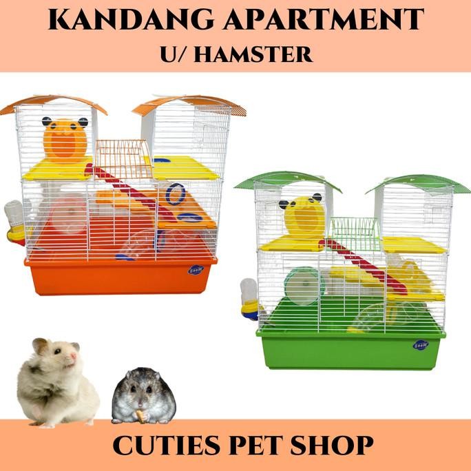 KANDANG HAMSTER APARTEMEN TINGKAT BIG JUMBO / RUMAH HEWAN / SYRIAN