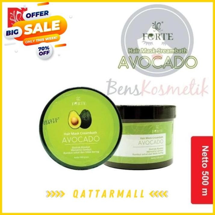 AVOCADO SYB FORTE HAIR MASK CREAMBATH BPOM / HAIR MASK CREMBATH SYB QATTAR MALL KUALITAS PRODUK TERB