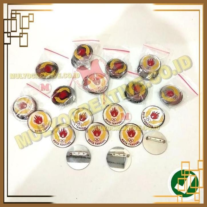 [MCV] PIN KONI - LENCANA PIN BULAT LOGO KONI KOTA TANGSEL