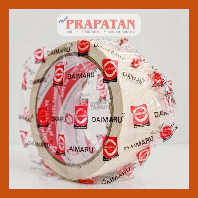

[ PERALATAN LUKIS / GAMBAR ] LAKBAN KERTAS DAIMARU / MASKING TAPE 48MM (2 INCH) GOOD QUALITY