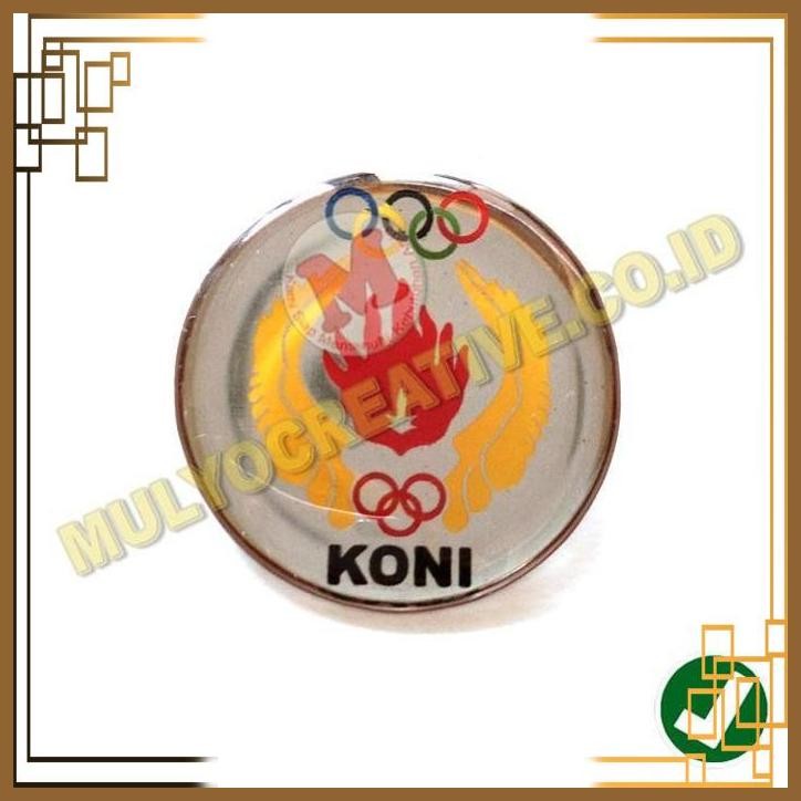 [MCV] PIN LOGO KONI - LENCANA KOMITE OLAHRAGA NASIONAL INDONESIA