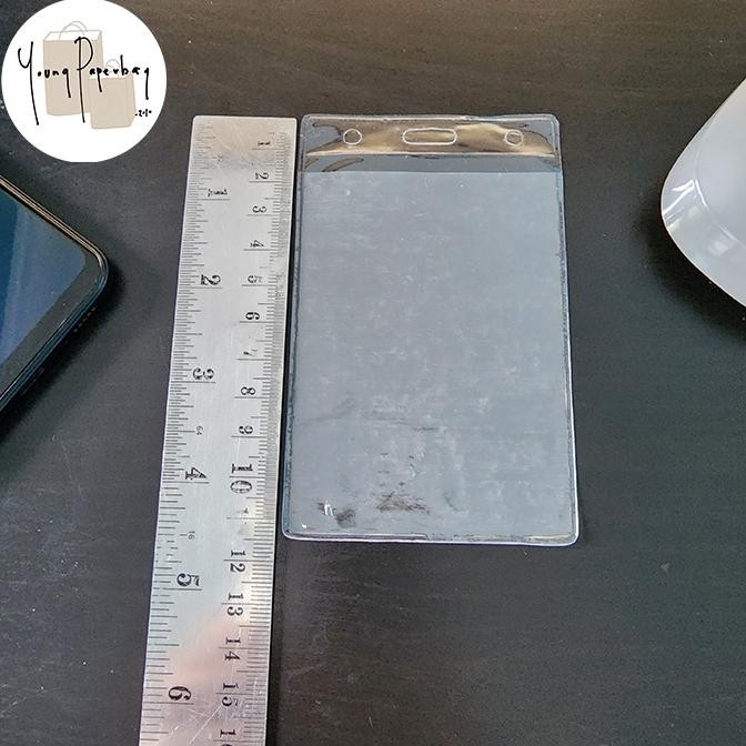 

hg-24 Kantong Plastik Mika Cover Nametag Panitia / ID CARD Uk. 7 x 10 Termurah