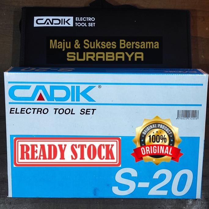 TERMURAH CADIK ELECTRO TOOL SET KIT TOOLSET S-20 S20 TOOLS ELEKTRO ELEKTRONIK
