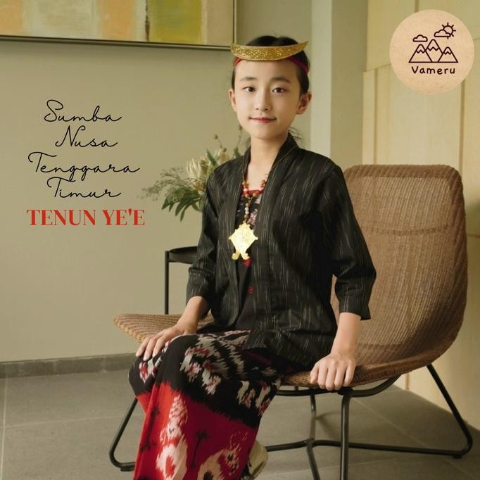 BAJU ADAT SUMBA NTT TENUN KEBAYA ANAK WLS
