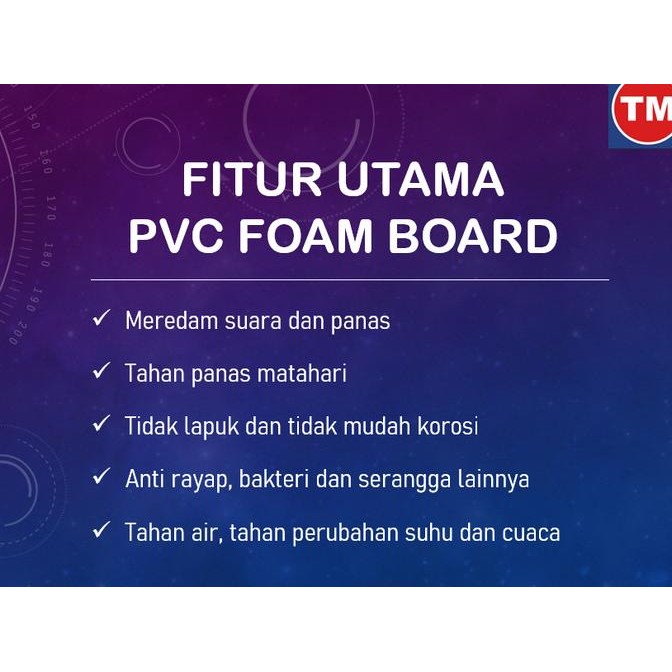 

Pvc Foam Board ( 1,22 X 2,44 M ) ( Wajib Di Potong ) Original Dan Terpercaya
