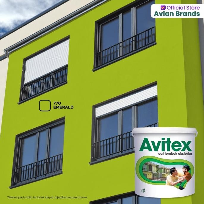Avitex Exterior Cat Tembok 5 Kg Original Dan Terpercaya