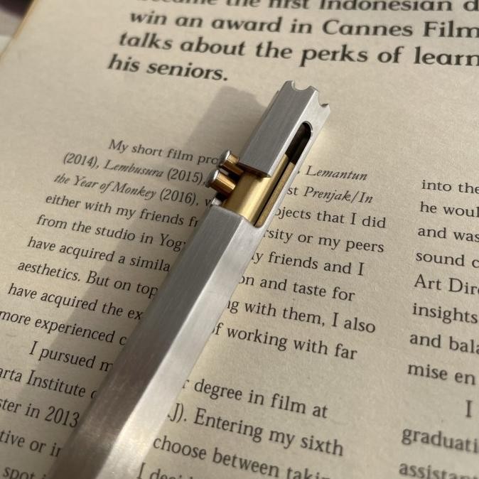 

Silver Metal Pen (Hexagon) / Pulpen