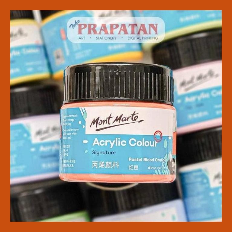 

[ PERALATAN LUKIS / GAMBAR ] CAT AKRILIK MONT MARTE PASTEL SIGNATURE 100ML | MONT MARTE ACRYLIC SIAP KIRIM