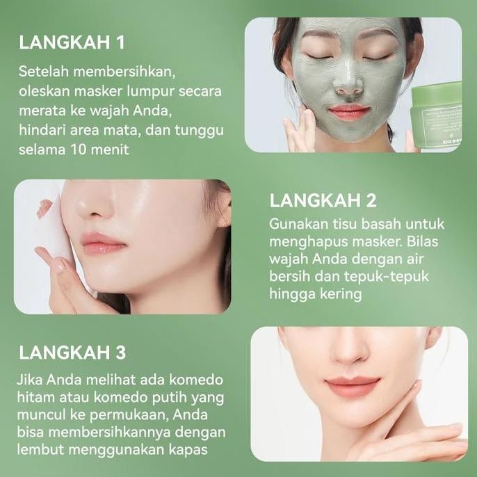 Cod Big PromoZia.Doo 2Pcs Australian Tea Tree Clay Mask 100G/60G Face Mask Bedak Wajah Mengontrol Mi