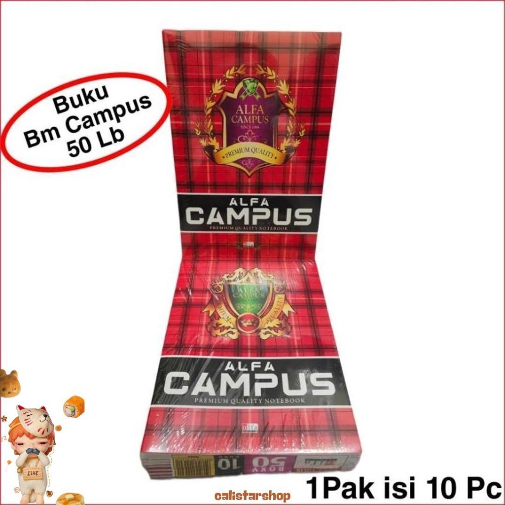 

Buku Tulis Bm Campus Boxy 50 Promo