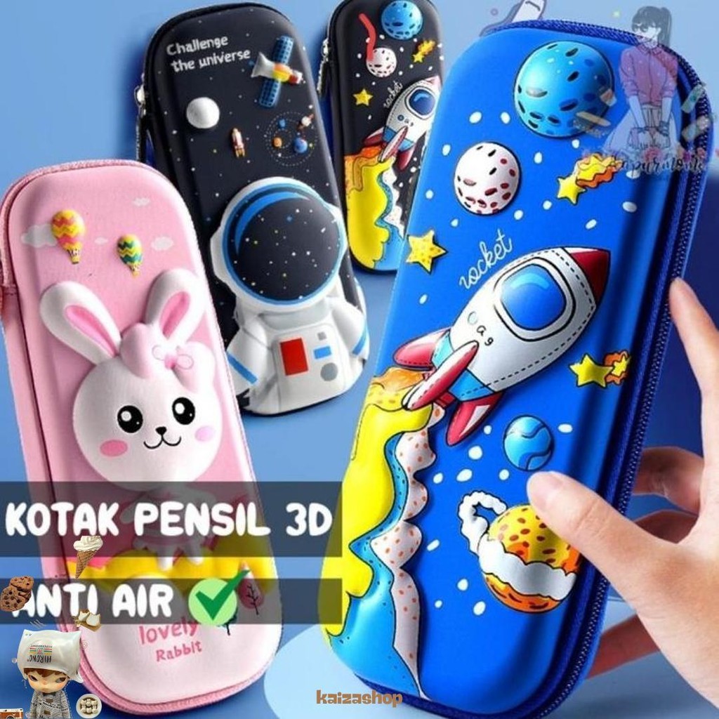

Tempat Pensil 3D Anak Kartun | Tempat Pensil Anak Laki-Laki Perempuan | Tempat Pensil Anak Tk Sd | Kotak Anak Karakter Murah