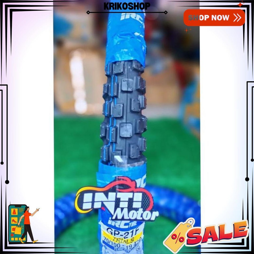 Ban Trail Primaax 70 100 Ring 19 Sk 52 Irc Gp21 7010019 Dualtrack Front Tire Cross Bl Luar Primax 70