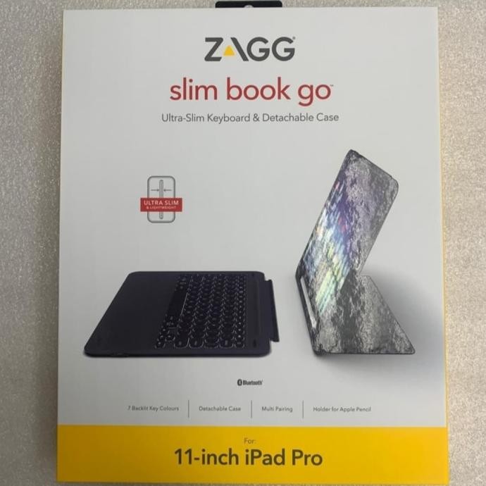 SALE Zagg Slim Book Go Keyboard & Detachable Case IPad Pro 11" Inch