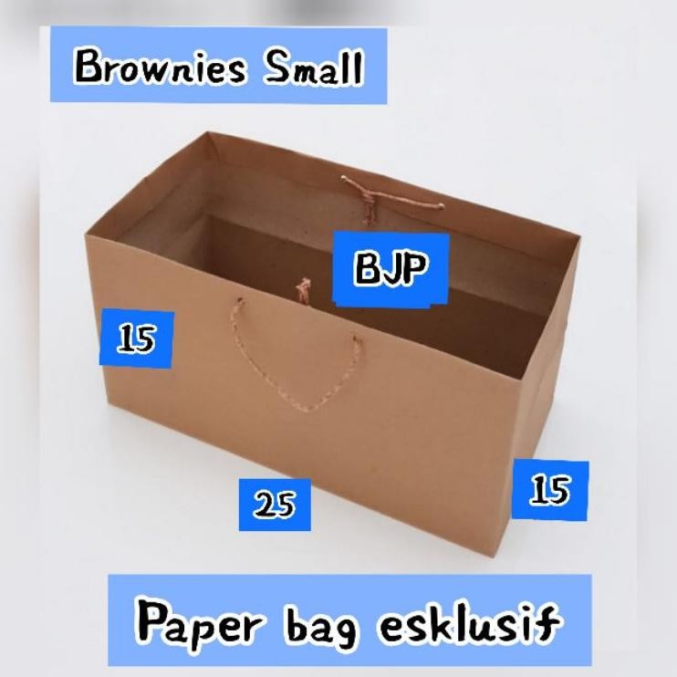 

R Bag Antong Erta Brownie Mall U 25 15 15 Cm 150 Gm